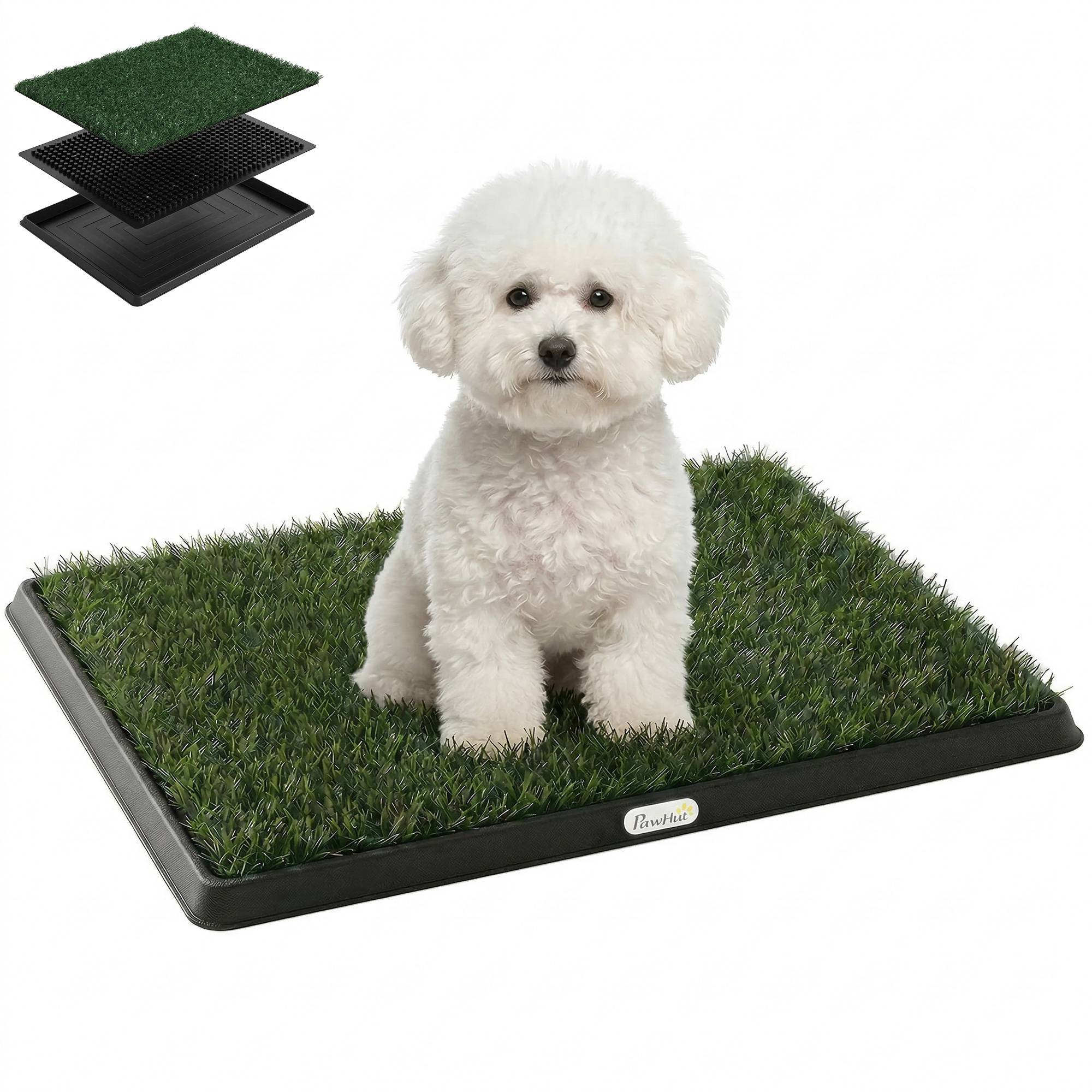 ComfortXL - Toilette pour chien gazon synthétique 63x50,5 cm verte avec drainage intérieur - ComfortXL Outdoor Living - Image 1