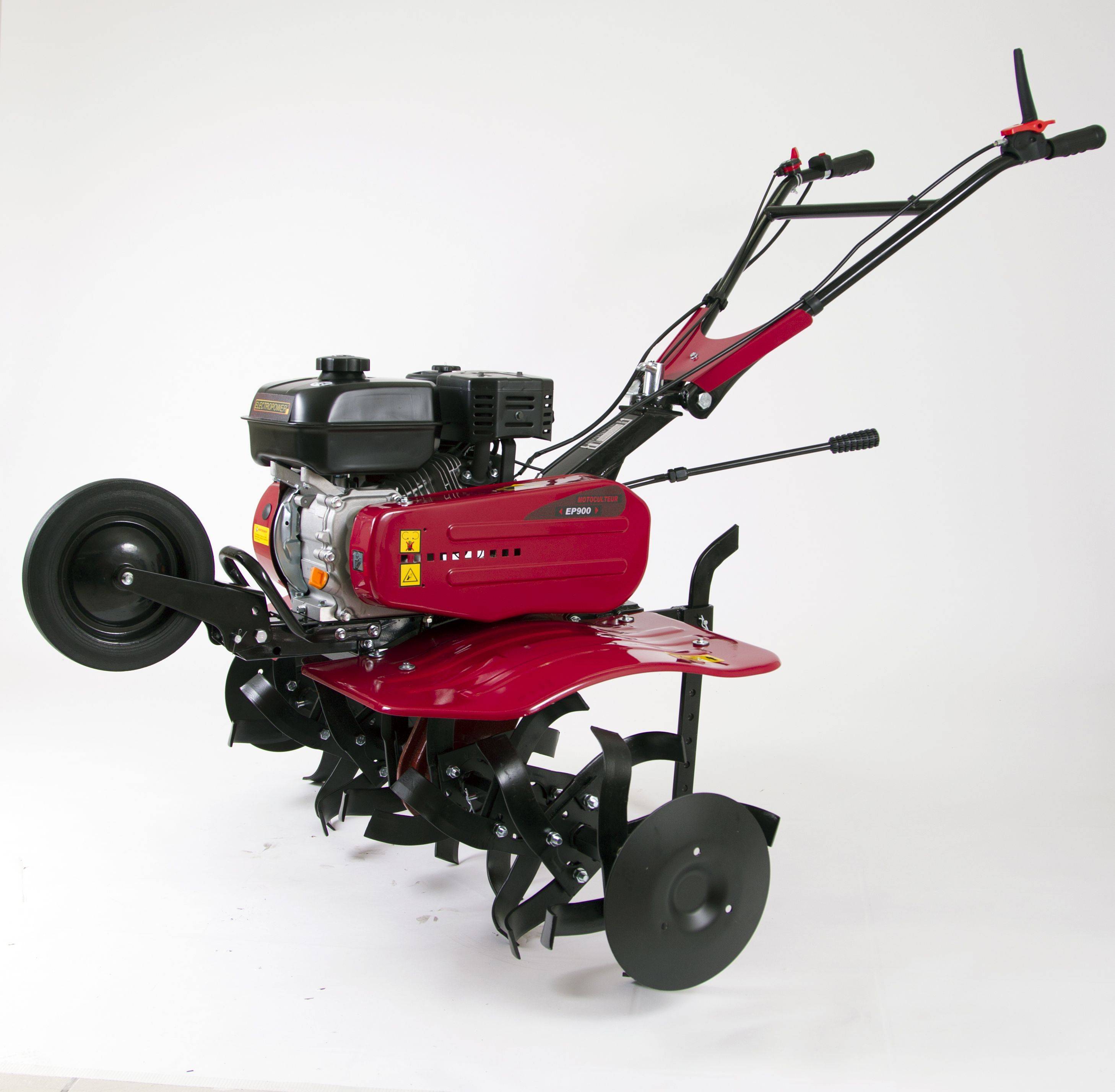 Motoculteur MEP900 7 CV avec charrue brabant et 8 fraises - Largeur de travail : 110 cm - Image 4