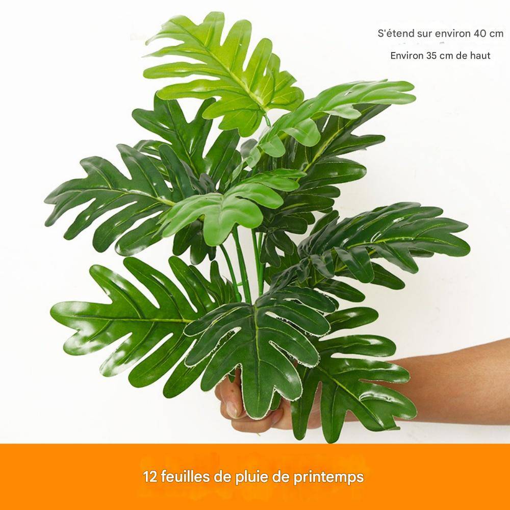 Décoration Murale Feuille de Pluie Printemps Artificielle 12 Têtes - Style Naturel et Volumineux - Lytech - Image 2