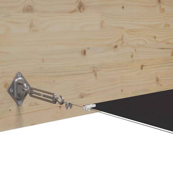 Store banne | Auvent vertical Anthracite 140x800 cm Tissu oxford Maison Chic - Image 4