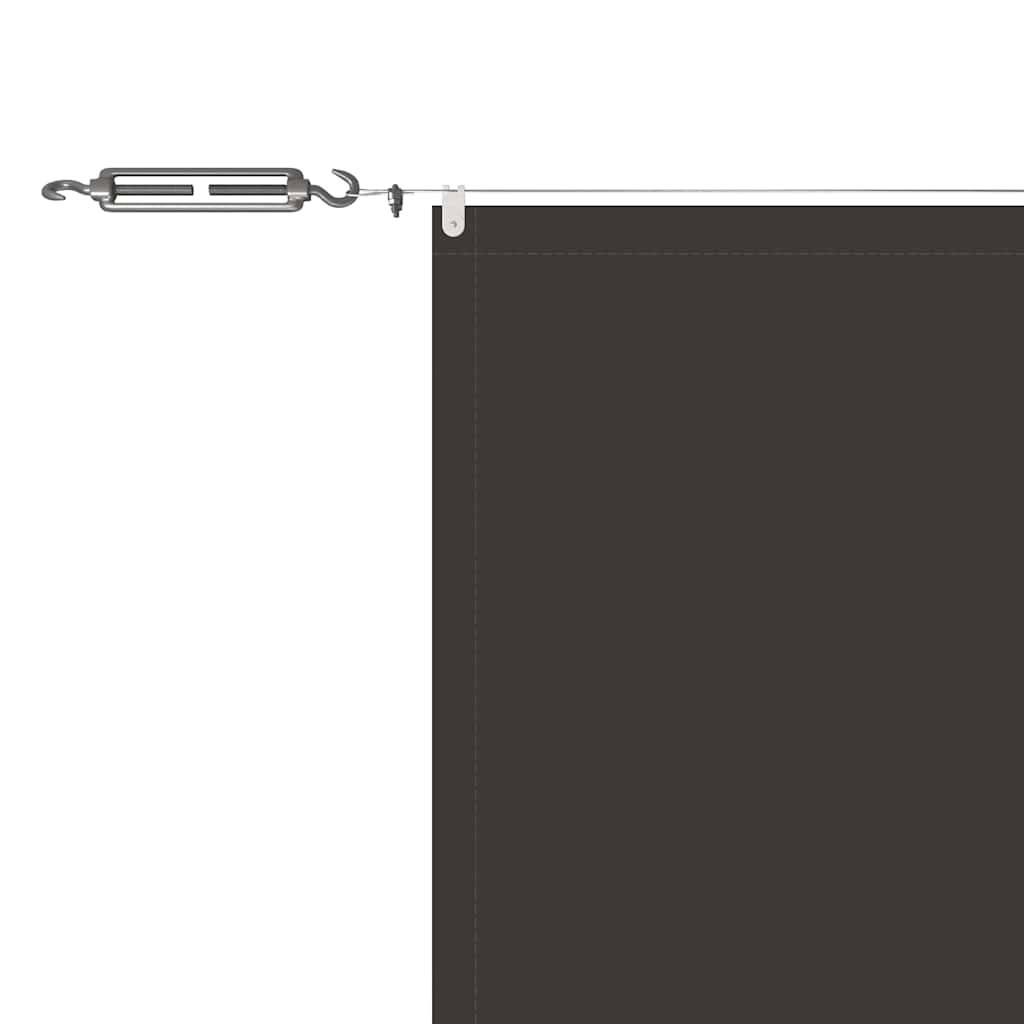 Store banne | Auvent vertical Anthracite 140x800 cm Tissu oxford Maison Chic - Image 5