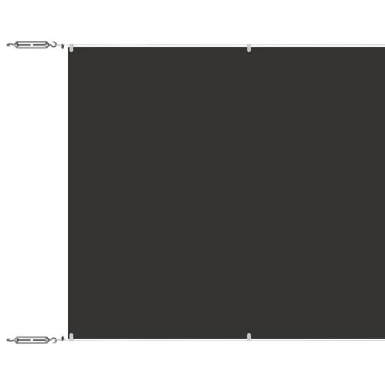 Store banne | Auvent vertical Anthracite 140x800 cm Tissu oxford Maison Chic - Image 1