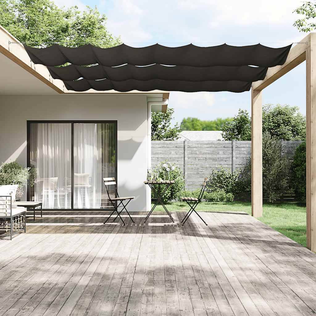 Store banne | Auvent vertical Anthracite 140x800 cm Tissu oxford Maison Chic - Image 2