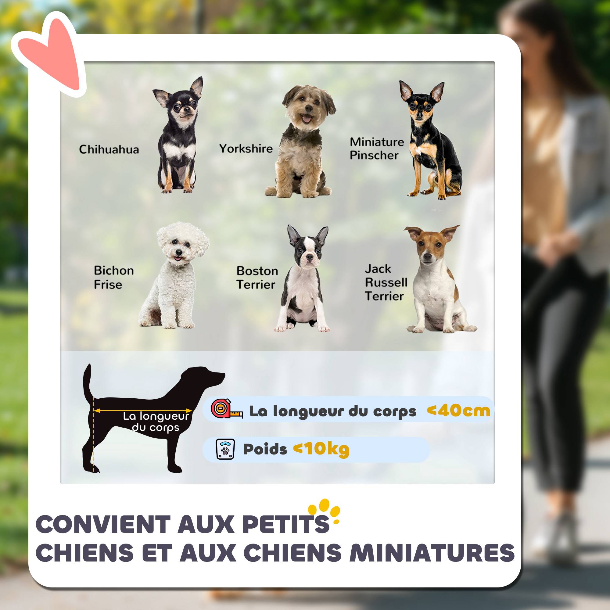 Poussette pliable animaux chien chat nacelle amovible bandoulières 4 roues 81 x 58 x 97,5 cm kaki - Image 6