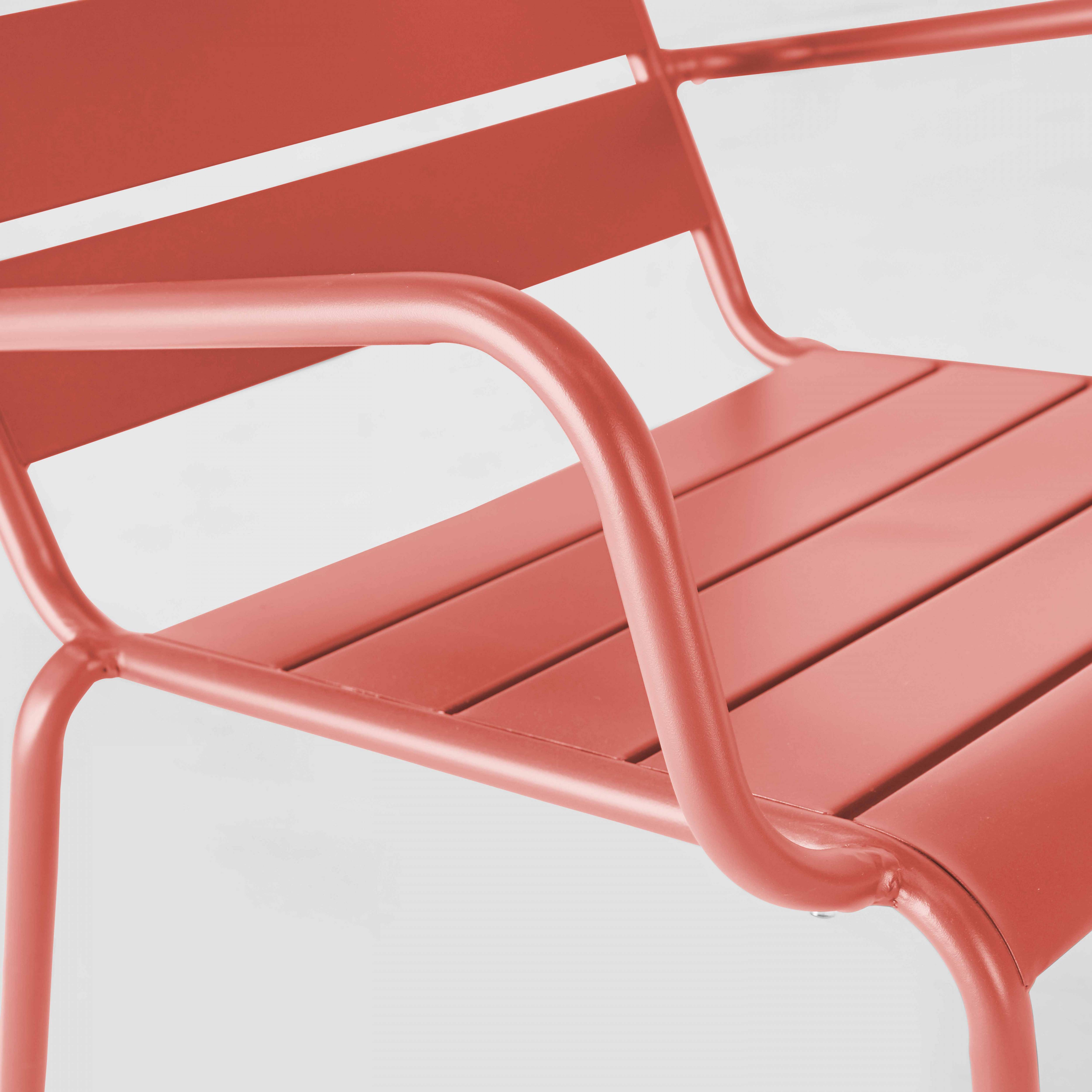 Oviala - Fauteuil de jardin bas relax acier argile Palavas - Oviala - Image 4