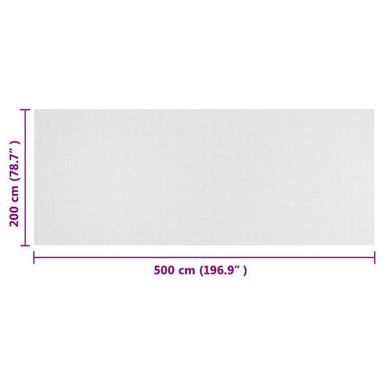 Filet Anti-insectes Polyéthylène pour Jardin Protection Cultures Blanc 2 x 5 m - ComfortXL Outdoor Living - Image 6