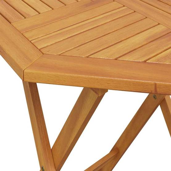 ComfortXL - Table de Jardin Pliable Ronde Ø70cm en Acacia Massif Huilé, Pratique et Robuste pour 2 Personnes – ComfortXL Outdoor Living - Image 10