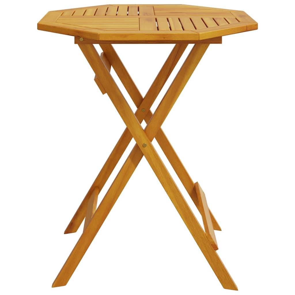 ComfortXL - Table de Jardin Pliable Ronde Ø70cm en Acacia Massif Huilé, Pratique et Robuste pour 2 Personnes – ComfortXL Outdoor Living - Image 5