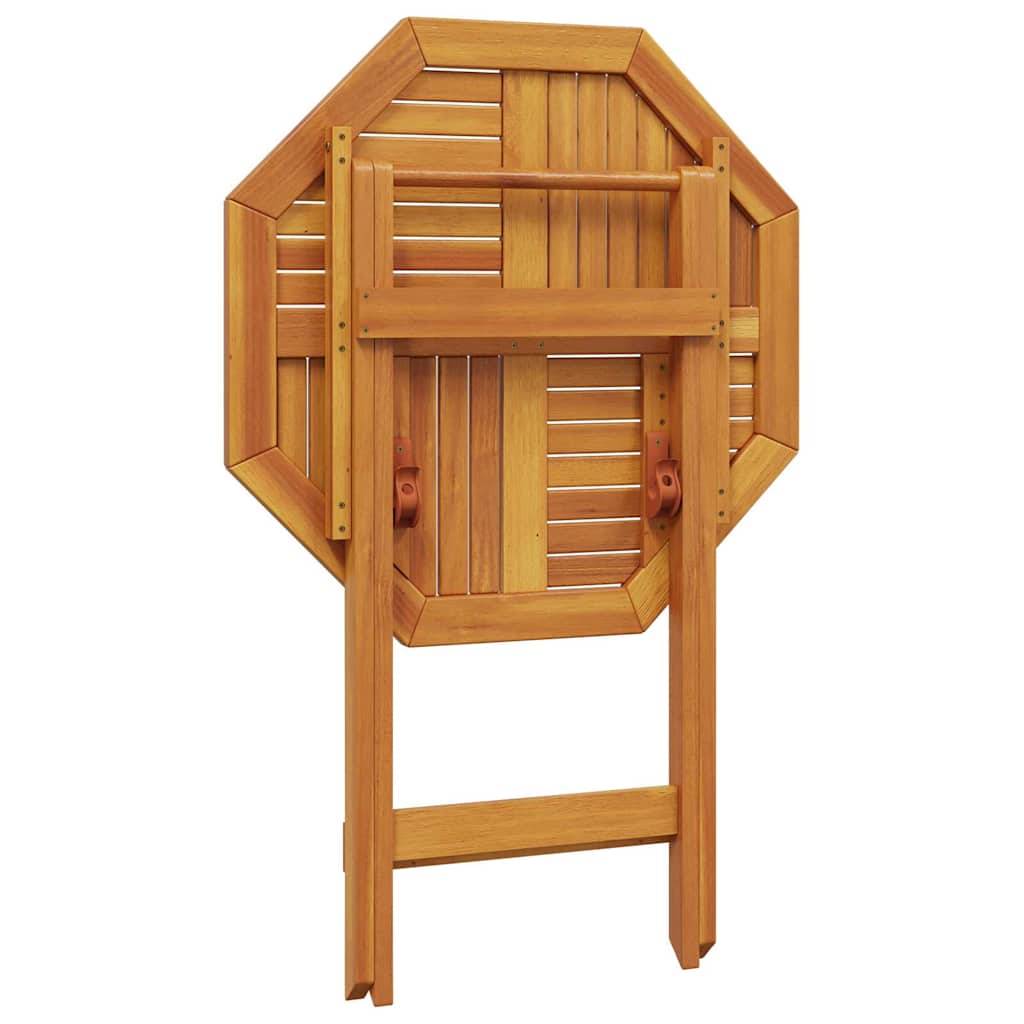 ComfortXL - Table de Jardin Pliable Ronde Ø70cm en Acacia Massif Huilé, Pratique et Robuste pour 2 Personnes – ComfortXL Outdoor Living - Image 9