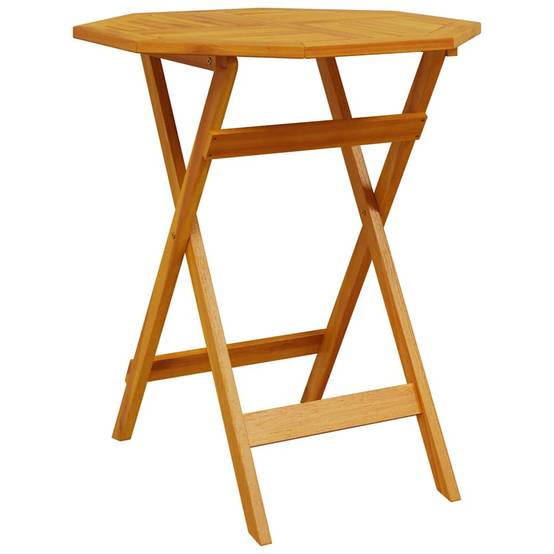 ComfortXL - Table de Jardin Pliable Ronde Ø70cm en Acacia Massif Huilé, Pratique et Robuste pour 2 Personnes – ComfortXL Outdoor Living - Image 2