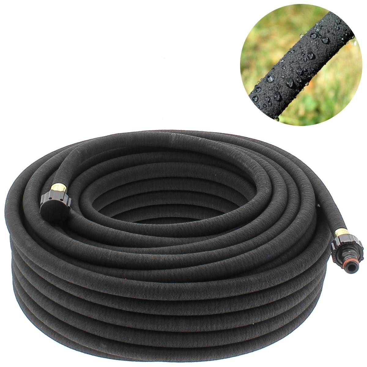 Gt Garden - Tuyau d'arrosage micro-poreux Ø 12.5 mm (1/2 pouce) - Longueur 30 mètres - GT GARDEN - Image 1