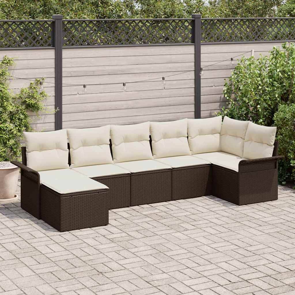 ComfortXL - Salon de jardin bas 5 places en polyrotin avec table et pouf pour terrasse Noir – ComfortXL Outdoor Living