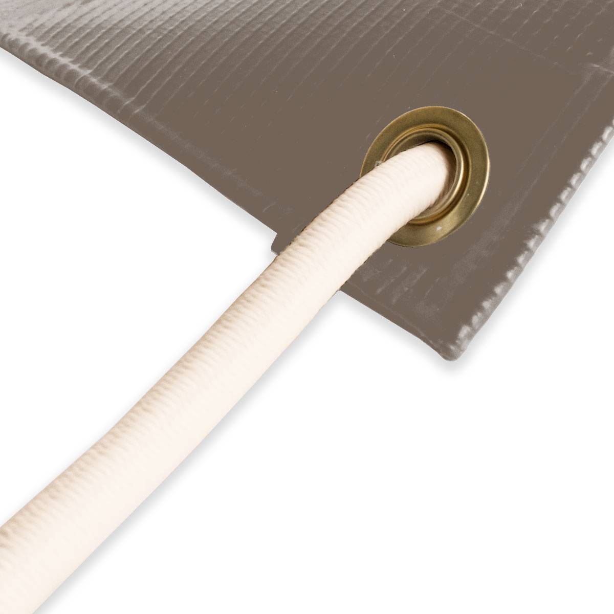 Tecplast - Pack Toile Pergola Taupe 3x4 m + Sandow Ivoire 20m - Bâche Pergola prête à poser LP640PR Garantie 8 ans TECPLAST - Image 2