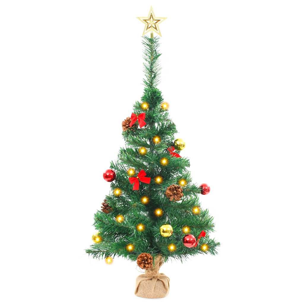 ComfortXL - Petit sapin de Noël artificiel de table décoré avec LED 64 cm – ComfortXL Outdoor Living - Image 3
