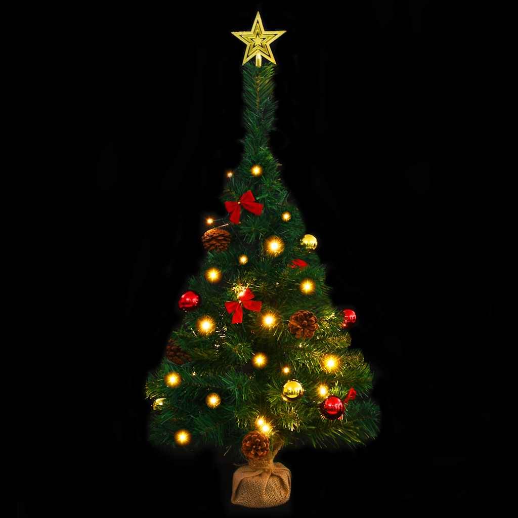 ComfortXL - Petit sapin de Noël artificiel de table décoré avec LED 64 cm – ComfortXL Outdoor Living - Image 5