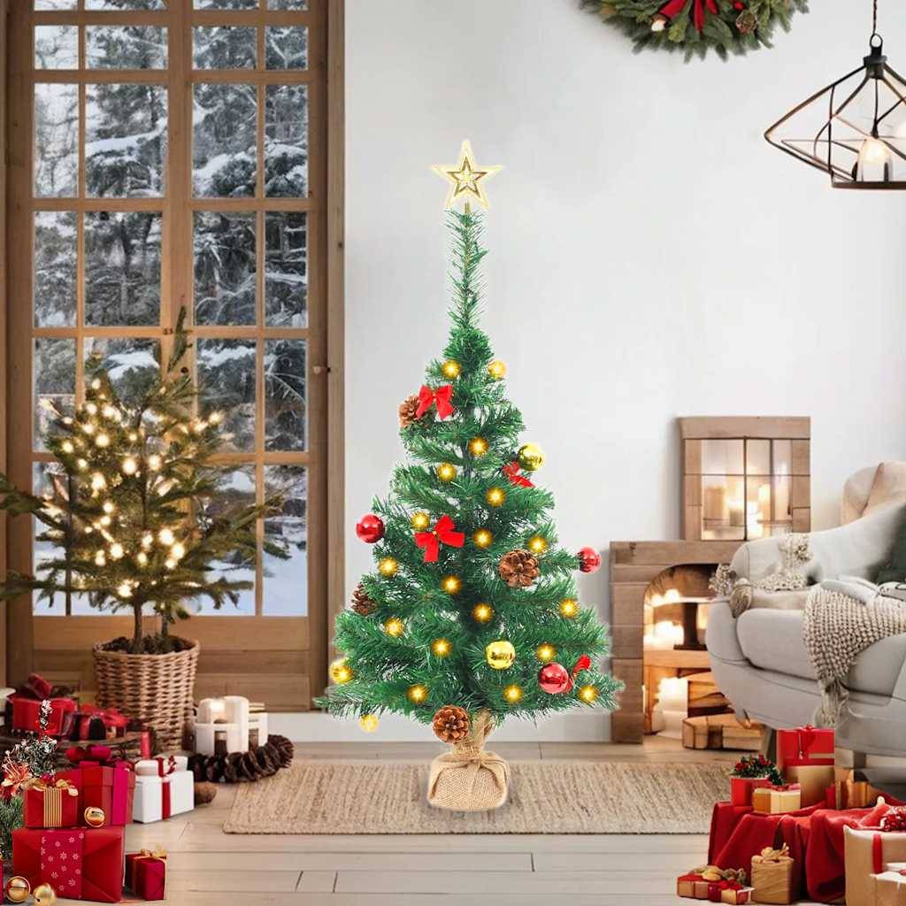 ComfortXL - Petit sapin de Noël artificiel de table décoré avec LED 64 cm – ComfortXL Outdoor Living - Image 2