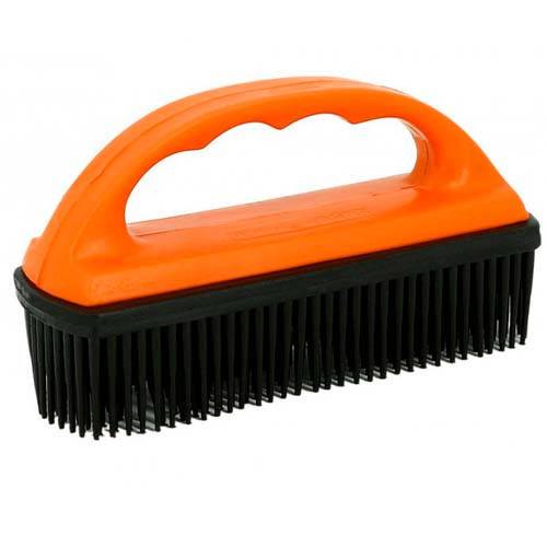 Brosse pour tapis de selle Hippo-Tonic - Orange - Image 1