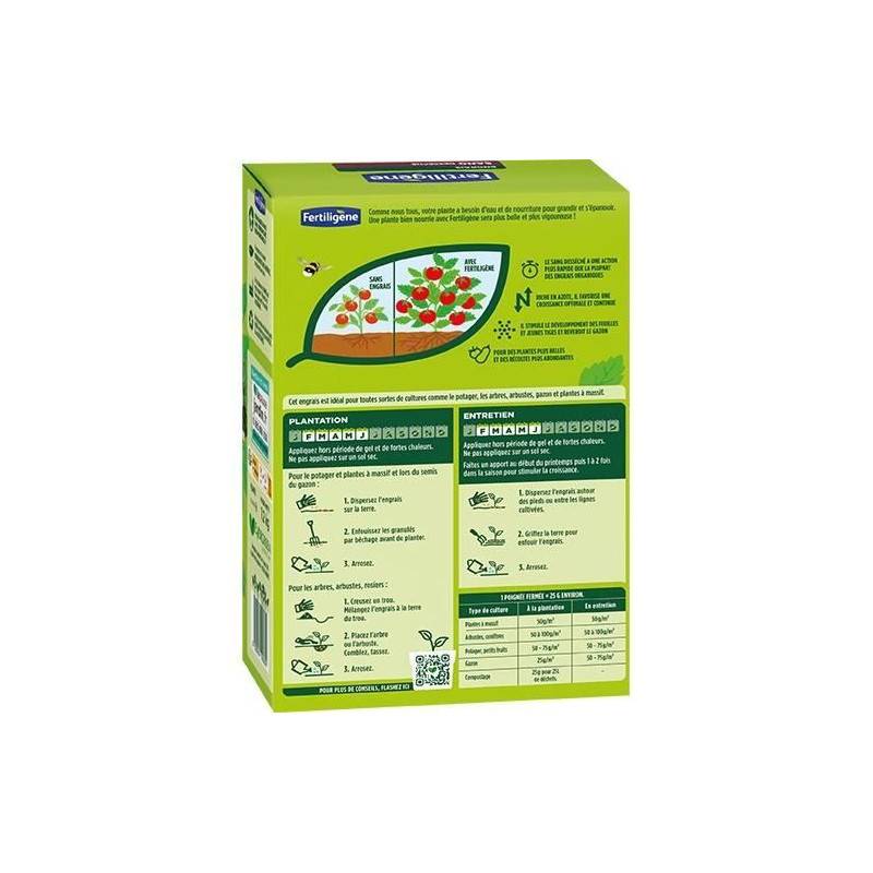 Fertiligène - Sang Desséché Uab Fertiligene - Fsan12 - 1,2 Kg - Effet Coup De Fouet - Idéal Pour Les Fleurs Et Le Potager - Image 2
