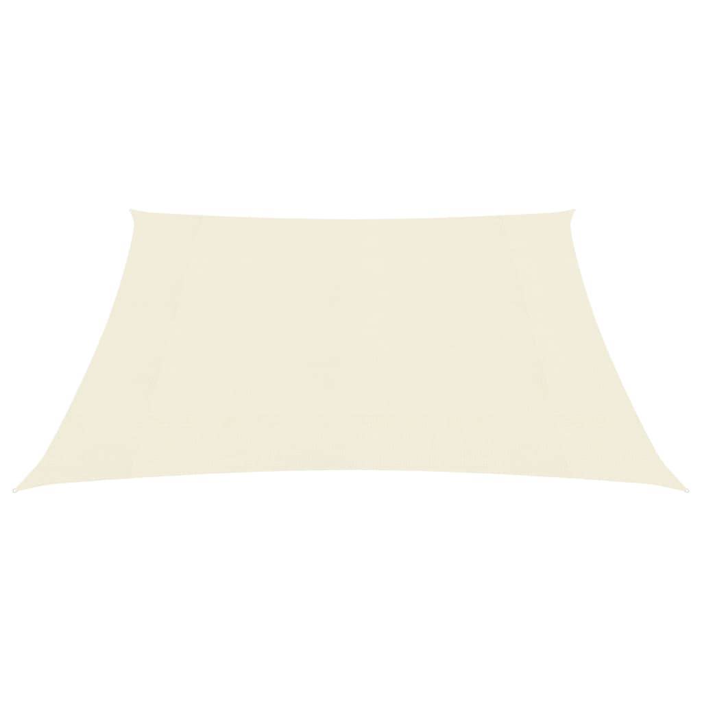 Helloshop26 - Voile d'ombrage 160 g/m² 4 x 4 m pehd crème - Image 2