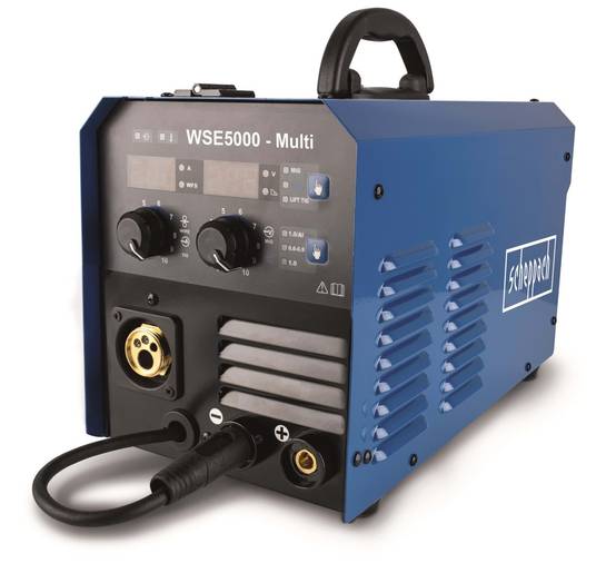 Scheppach - Poste à souder à fil fourré WSE5000-Multi - WIG/TIG - MIG/MAG - MMA - 120A - AMPS - 230V- Masque, Eletrodes et Buses incluses - SCHEPPACH - 5906609901 - Image 2