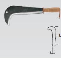 Leborgne - Serpe italienne - 28 cm - manche bois revêtement cuir Leborgne - Image 1