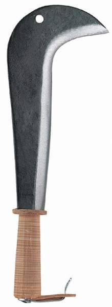 Leborgne - Serpe italienne - 28 cm - manche bois revêtement cuir Leborgne - Image 2