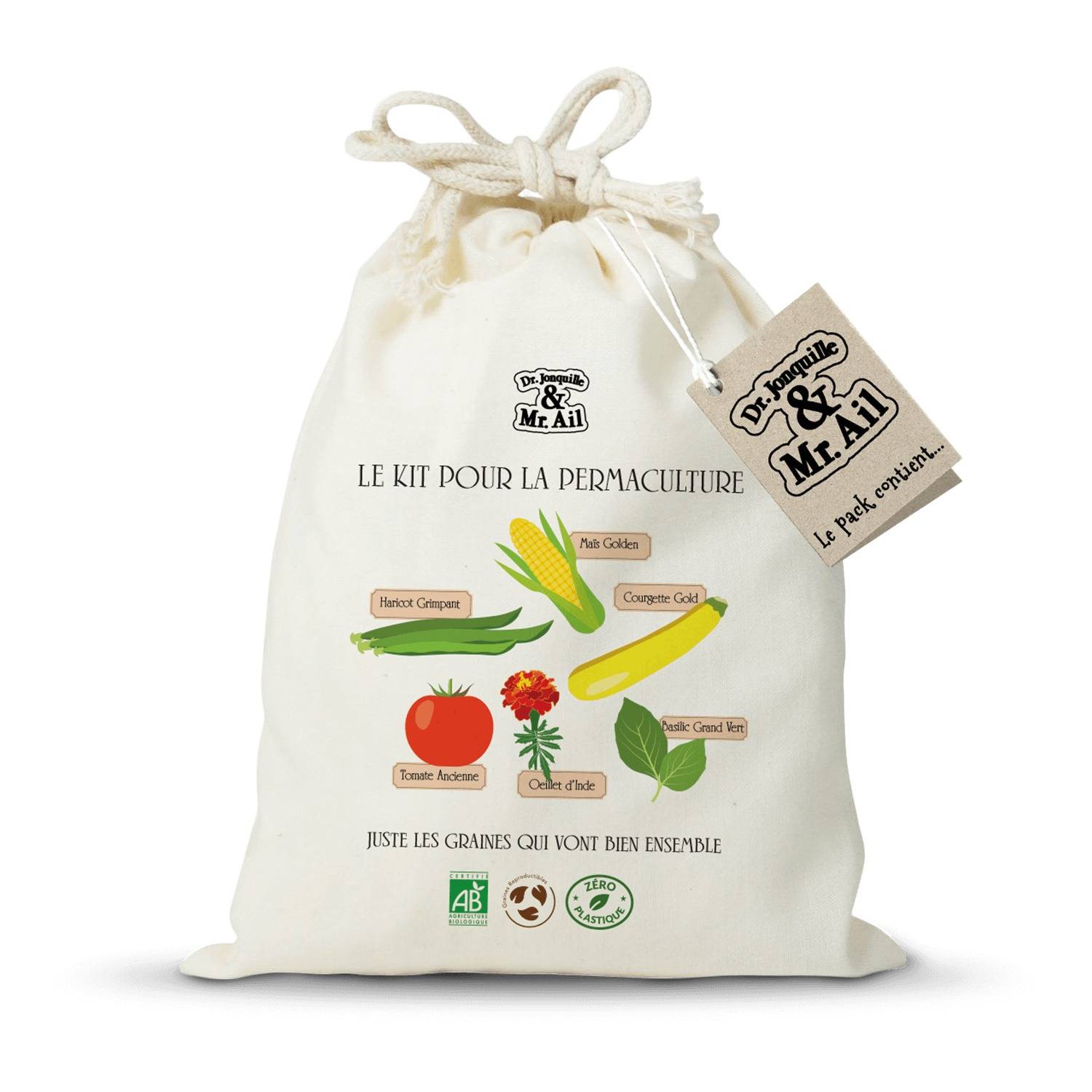 Kit de graines bio pour la permaculture - Image 1