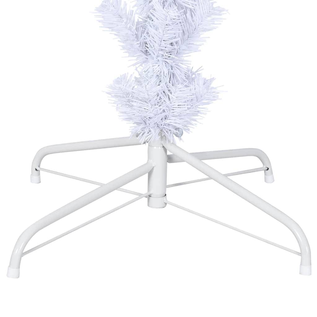 Vidaxl - Sapin de Noël artificiel renversé avec support Blanc 210 cm vidaXL 344668 - Image 5