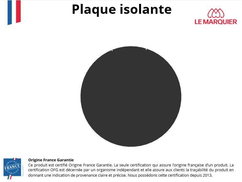 Le Marquier - Plaque De Sol Ronde Noire D74 cm - Image 5