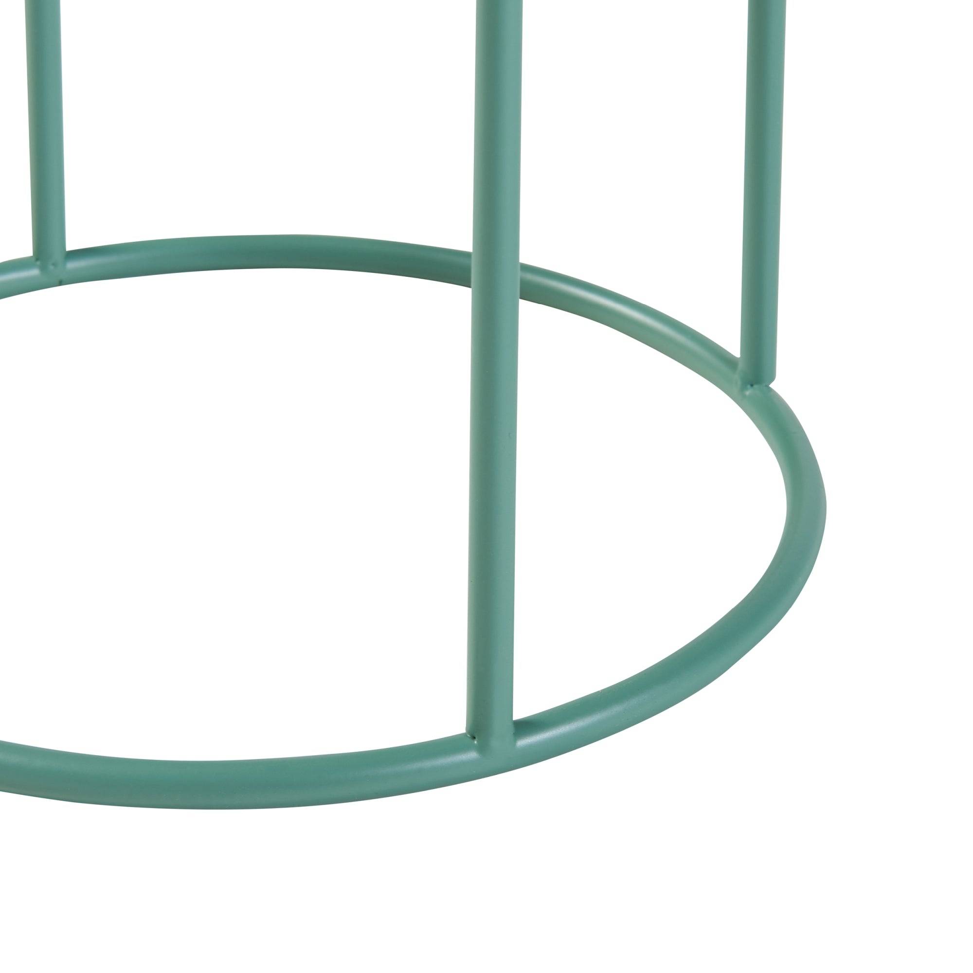 Helloshop26 - Porte-plantes style intemportel support 32 x 20 cm vert - Image 5