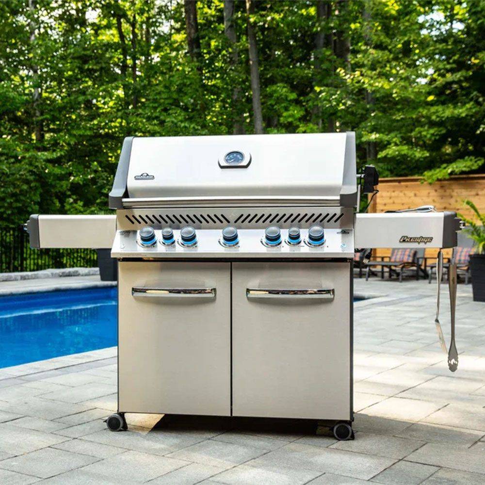 Napoleon - Barbecue à gaz Prestige 665 - Inox + Sizzle Zone + Brûleur arrière IR - Image 2