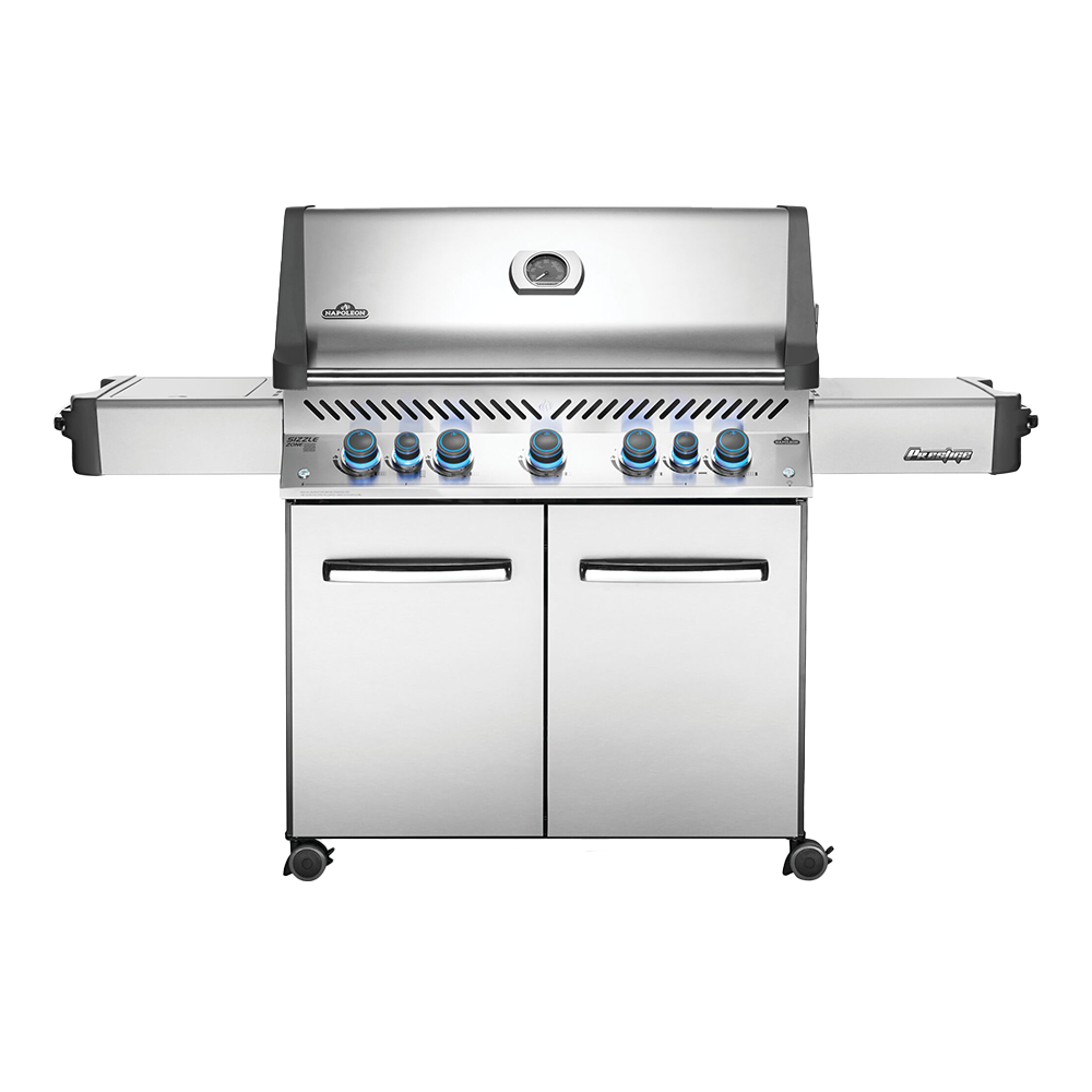 Napoleon - Barbecue à gaz Prestige 665 - Inox + Sizzle Zone + Brûleur arrière IR - Image 1