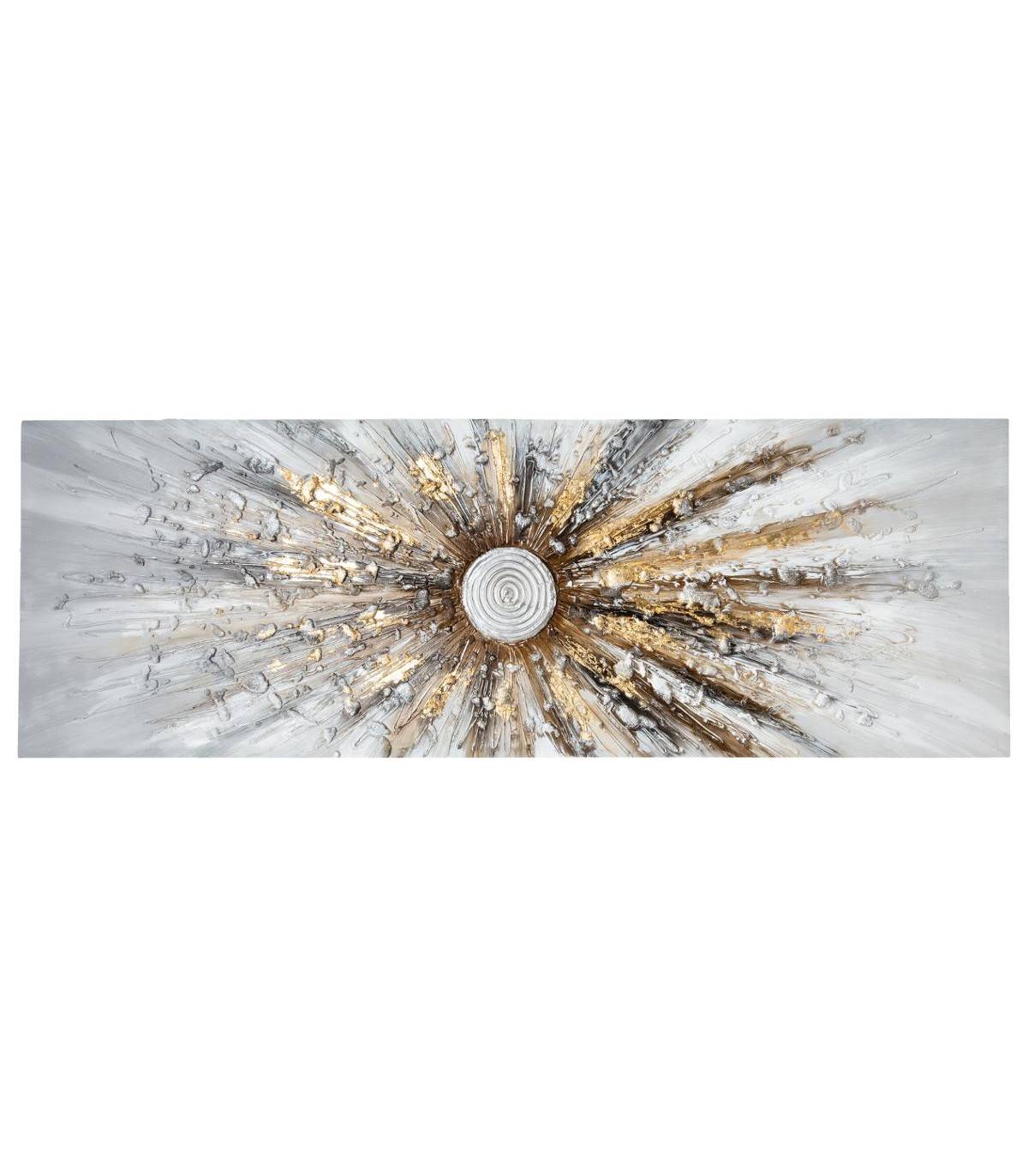 Tableau Toile murale Peinture en relief Soleil 150 x 50 cm - Image 1