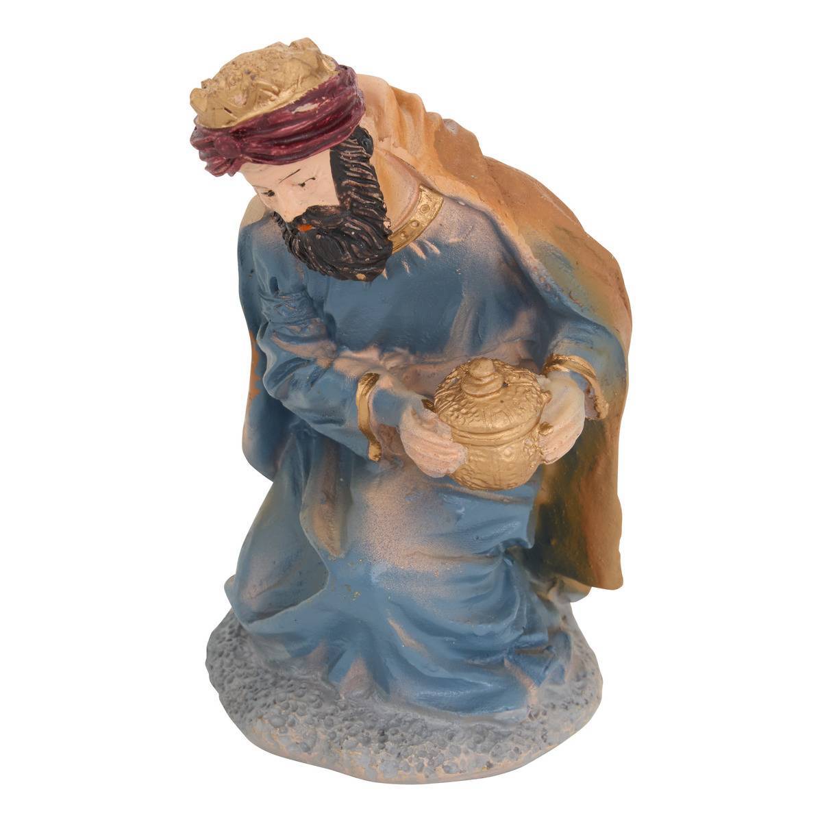 Atmosphera - Santon pour crèche de Noël H.20cm résine assorti - Atmosphera Créateur d'intérieur - Image 1
