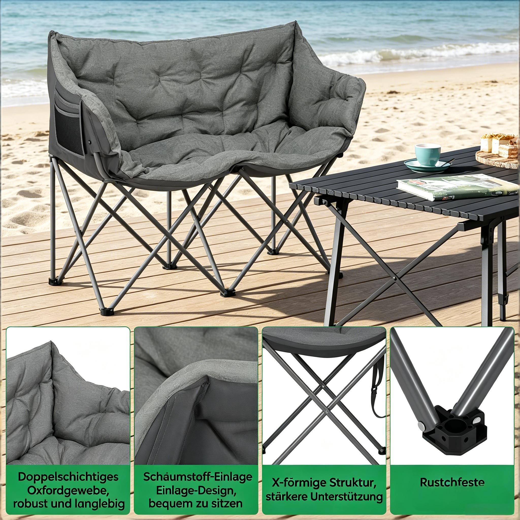 Chaise d’accent, chaise de camping, chaise pliante, chaise de plage, chaise de jardin - Image 8