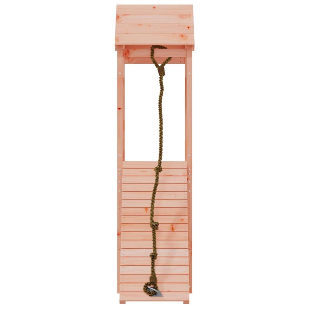 Helloshop26 - Maisonnette de jeu avec mur d'escalade 131 x 64 x 207 cm bois massif douglas - Image 3
