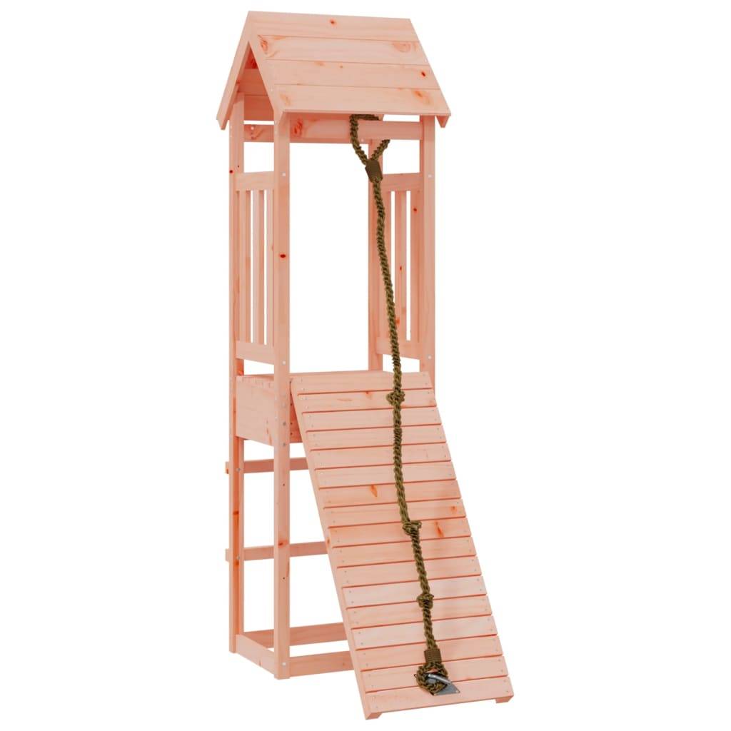 Helloshop26 - Maisonnette de jeu avec mur d'escalade 131 x 64 x 207 cm bois massif douglas - Image 2