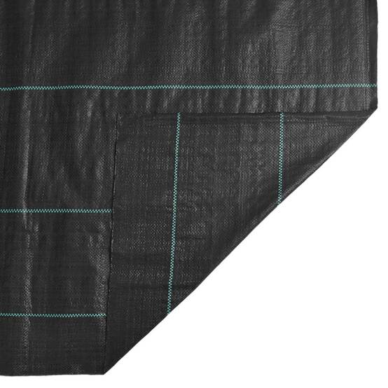 Toile de Paillage 60g/m² Anti-Mauvaises Herbes pour Jardin Potager Allée 2x200 m Noir - ComfortXL Outdoor Living - Image 7
