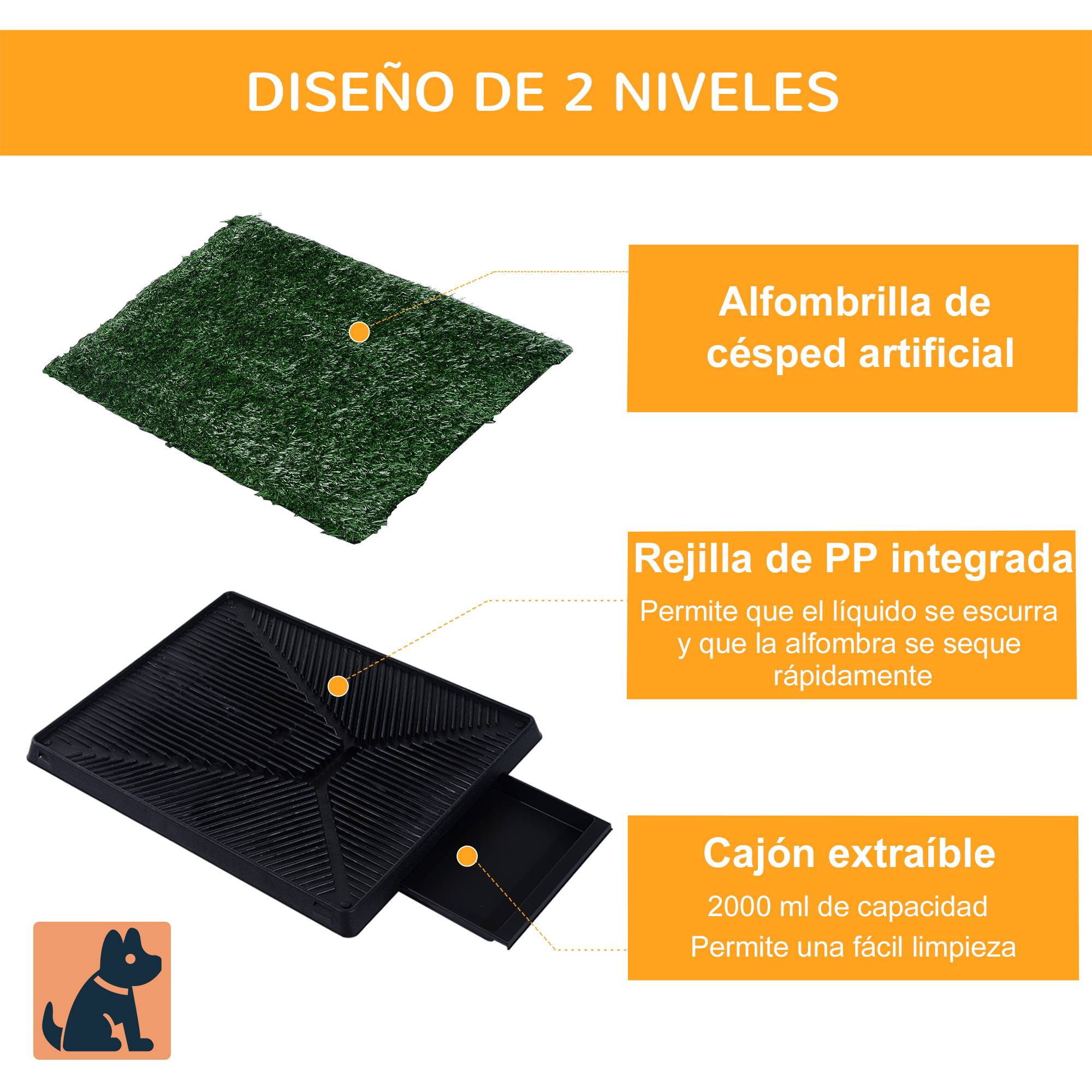 ComfortXL - Toilette pour chien gazon synthétique 51x63x6 cm verte intérieur extérieur - ComfortXL Outdoor Living - Image 6