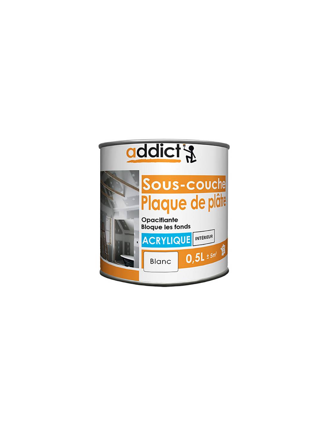 Sous-couche Acrylique Addict 0.5l Préparation Universelle Avant Peinture - Addict - Image 1