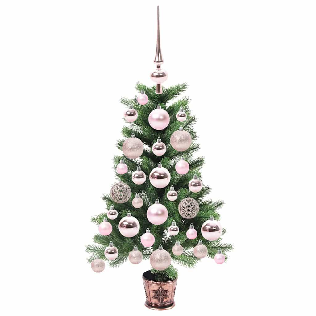 ComfortXL - Sapin de Noël Conique 65 cm Lumineux, Kit Déco Complet avec 150 LED et 61 Boules, Aspect Réaliste – ComfortXL Outdoor Living - Image 3