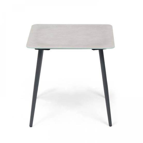 Oviala - Petite table basse de jardin en acier gris Costa Rica - Oviala - Image 3