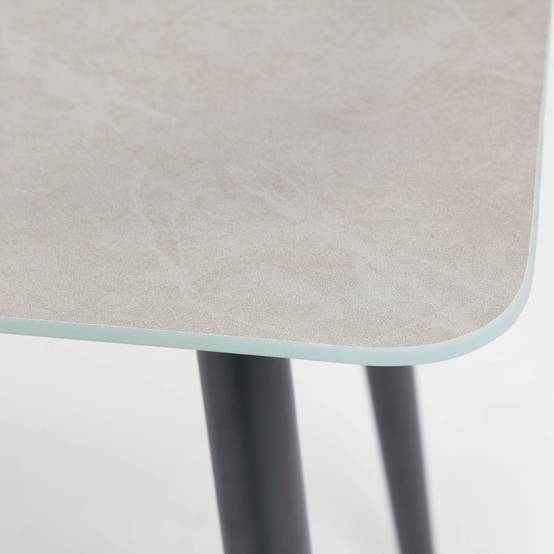 Oviala - Petite table basse de jardin en acier gris Costa Rica - Oviala - Image 4