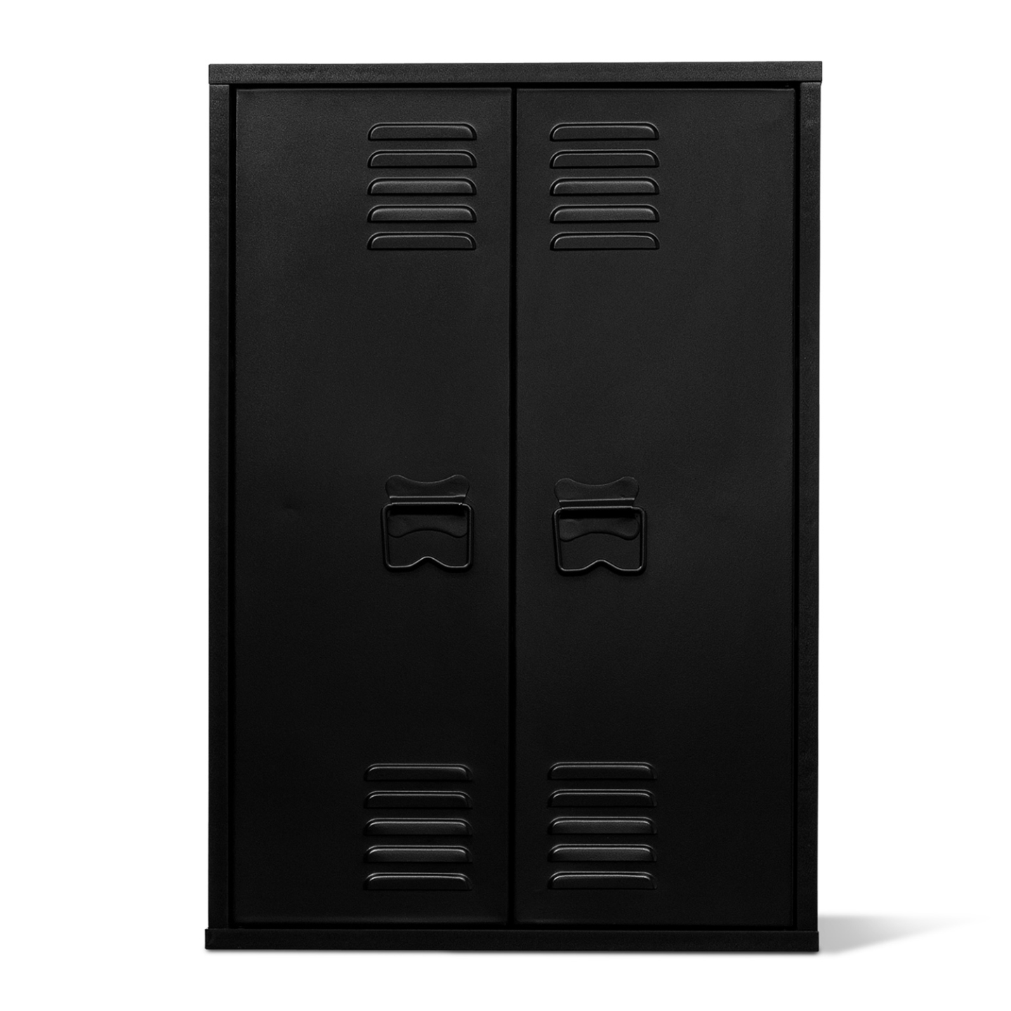 Armoire murale ESTER 2 portes métal noir design industriel - Image 3