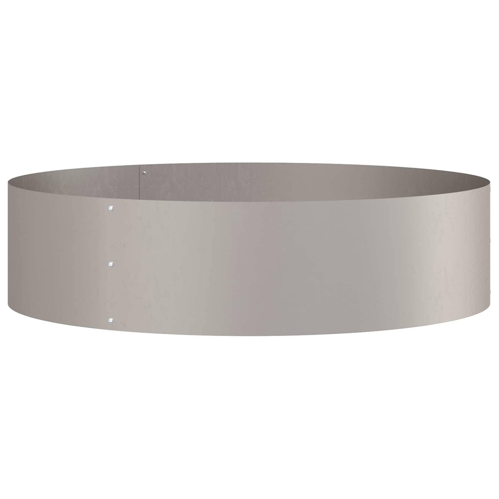 Vidaxl - Anneau de jardinière-Anneau de plantation-Anneau de pot Rouillé 80 x 80 x 20 cm Acier patiné - Image 5