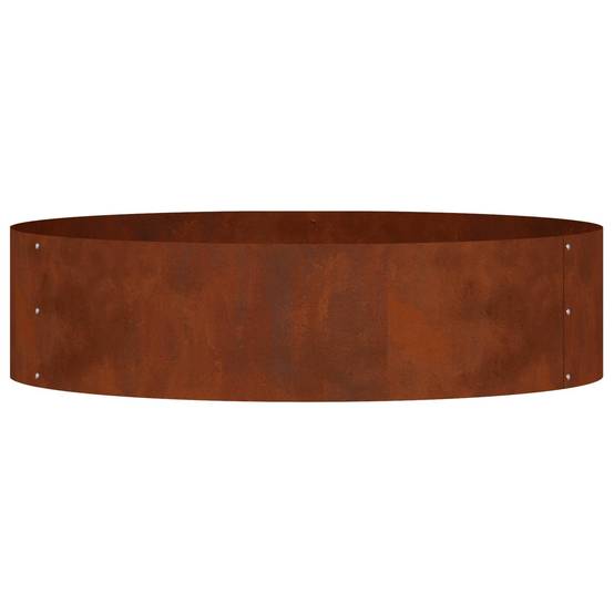 Vidaxl - Anneau de jardinière-Anneau de plantation-Anneau de pot Rouillé 80 x 80 x 20 cm Acier patiné - Image 6