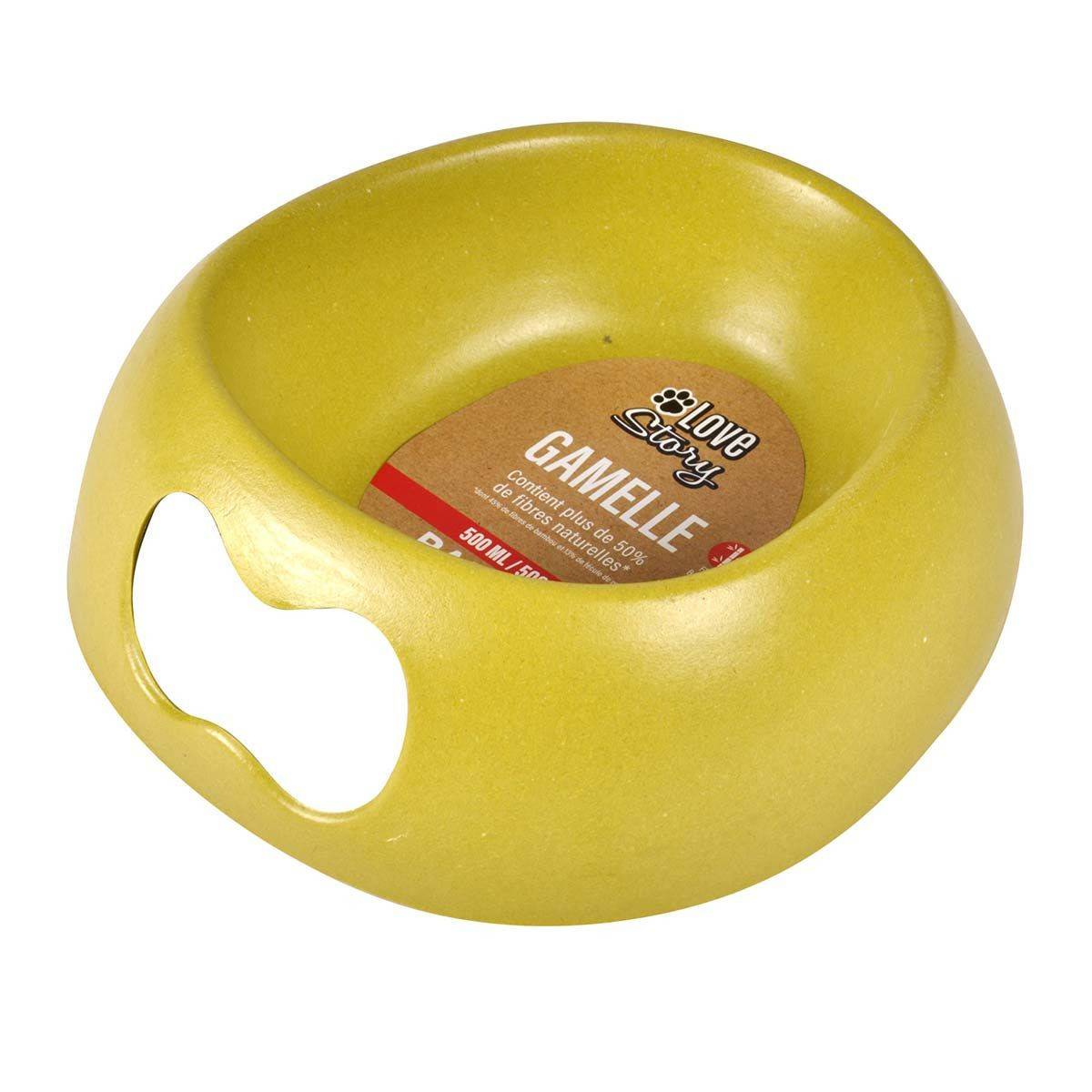 Gamelle pour Chien & Chat "Bambou" 22cm Vert - Image 2