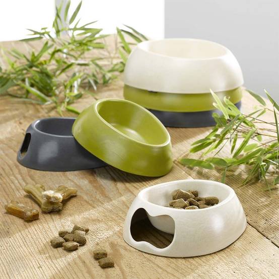 Gamelle pour Chien & Chat "Bambou" 22cm Vert - Image 3