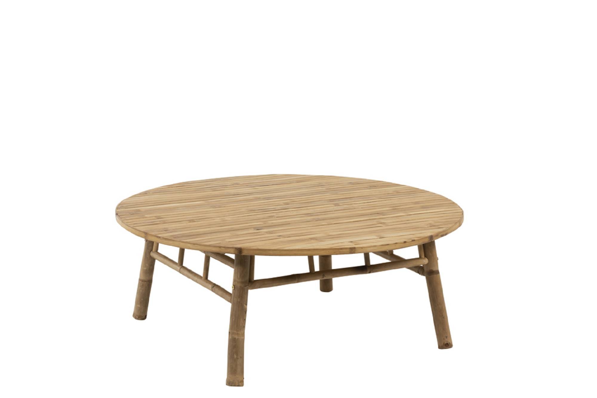 Table basse ronde en bambou D120 - NARA - Image 1