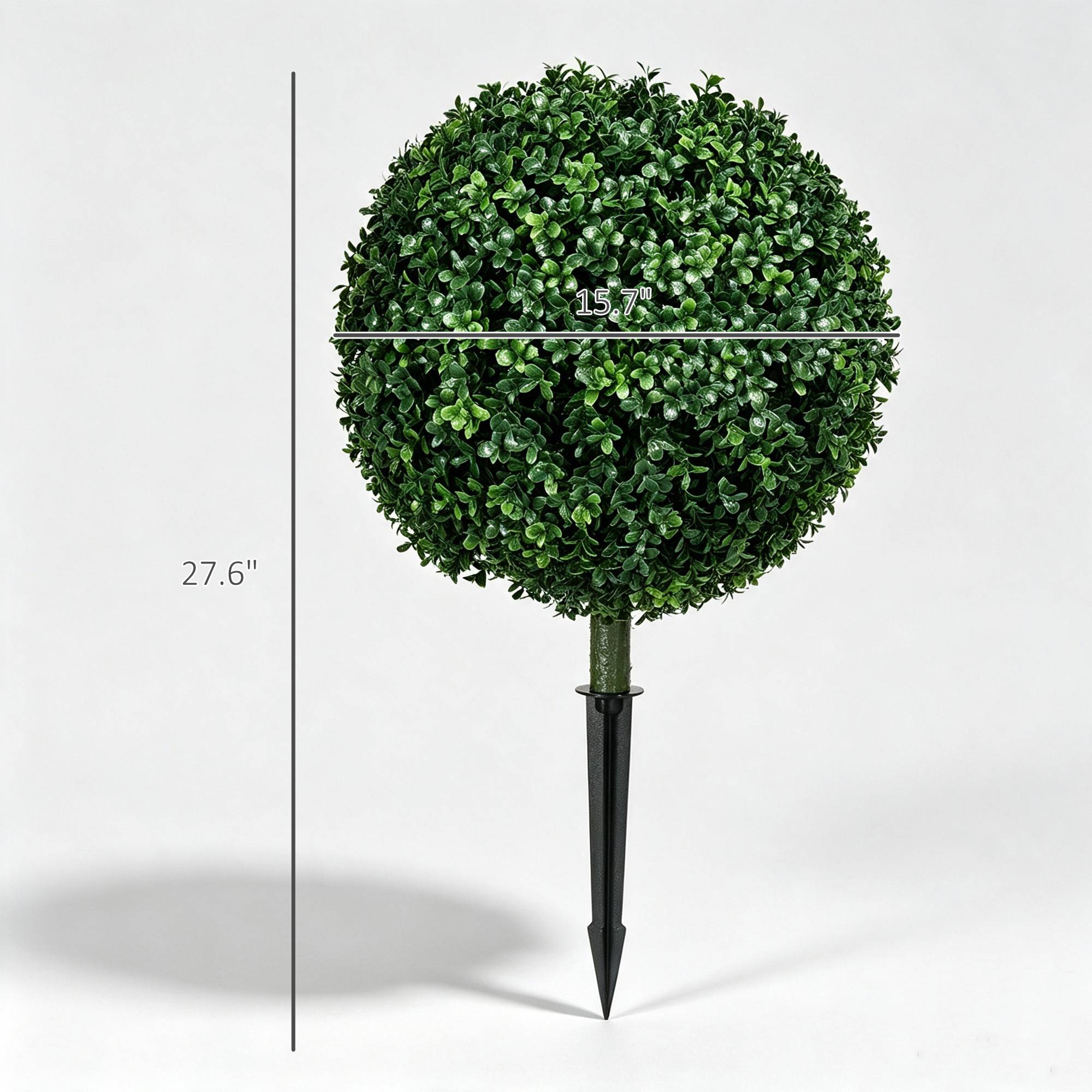 Buis artificiel lot de 2, réaliste, résistant aux intempéries, facile d'entretien, 70 cm - Image 5